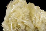 Yellow Barite Crystal Cluster - Peru #64135-3